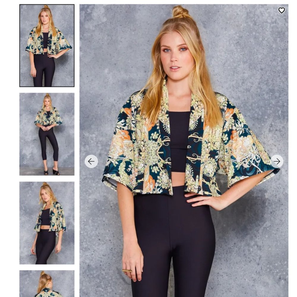 ❌SOLD❌MUCHA BLACK KIMONO JACKET - LIMITED - Size M - Blackmilk